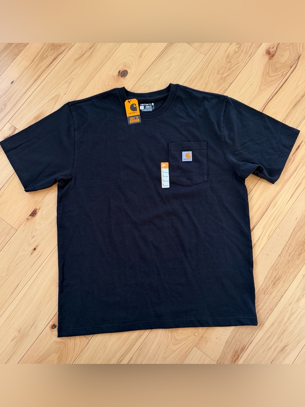 Carhartt Black Pocket Tee Black Size L